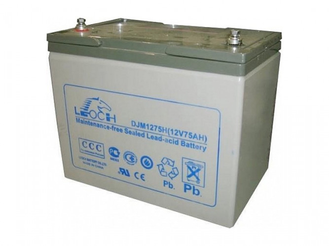 Аккумулятор Leoch DJM1275H (12 В, 75 Ач) в Волгограде