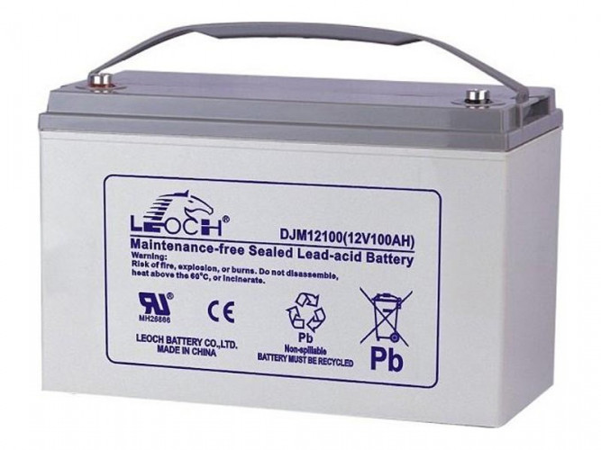 Аккумулятор Leoch DJM12100 (12 В, 100 Ач) в Волгограде