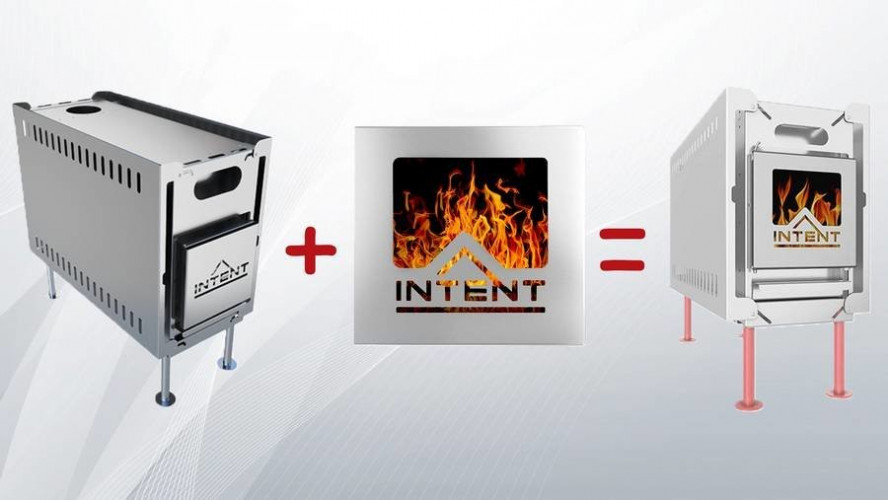 Стеклянная дверца для печи Intent в Волгограде