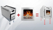 Стеклянная дверца для печи Intent в Волгограде