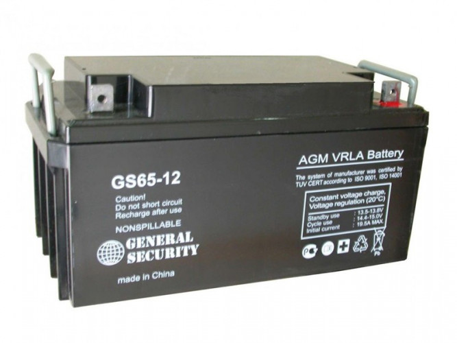 Аккумулятор General Security GS 65-12 (12 В, 65 Ач) в Волгограде
