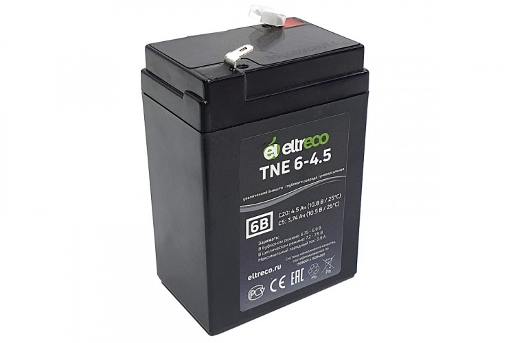 Тяговый аккумулятор Eltreco TNE6-4.5 (6V4.5A/H C20) в Волгограде
