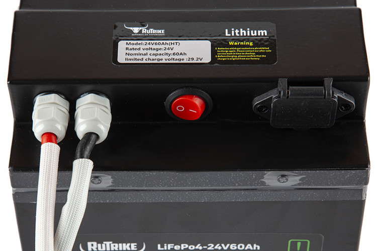 Тяговый железо-фосфатный аккумулятор RuTrike LiFePO4 24V60Ah (80А) в Волгограде