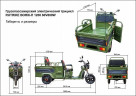 Грузовой электрический трицикл RuTrike Вояж П Трансформер в Волгограде