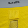 Палатка для рыбалки Helios утепл. Куб 1,8х1,8 желтый/серый в Волгограде