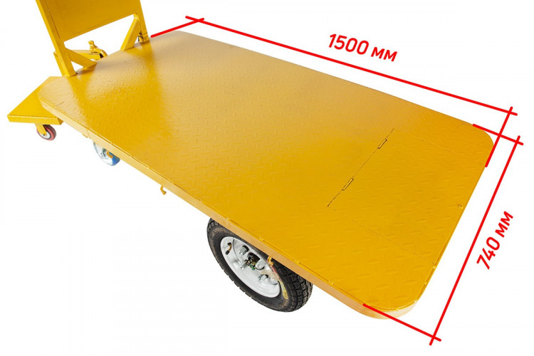 Грузовая электрическая тележка RuTrike Плита 1500 в Волгограде