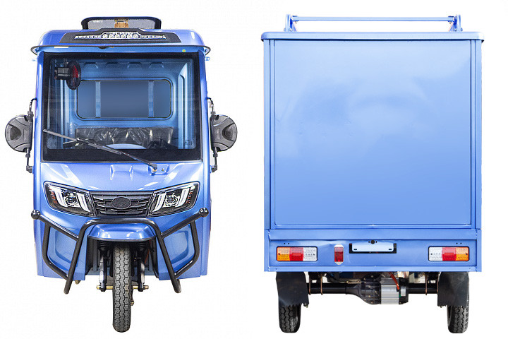 Электротрицикл Rutrike КАРГО Кабина Дуал обогрев 1500 фургон в Волгограде