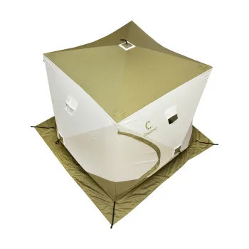 Палатка зимняя куб СЛЕДОПЫТ Premium 2.1x2.1 в Волгограде