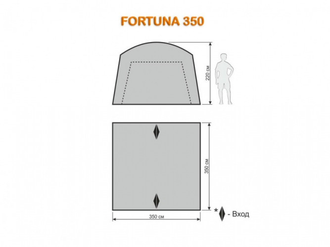 Шатер-тент World of Maverick FORTUNA 350 в Волгограде